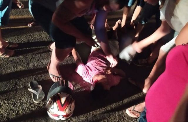 Colis�o frontal entre motos deixa um ferido no bairro Fripisa em Campo Maior