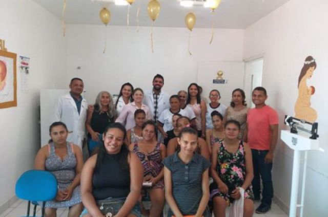 Secretaria Municipal de Sa�de de Cabeceiras realiza a��es do �Agosto Dourado�