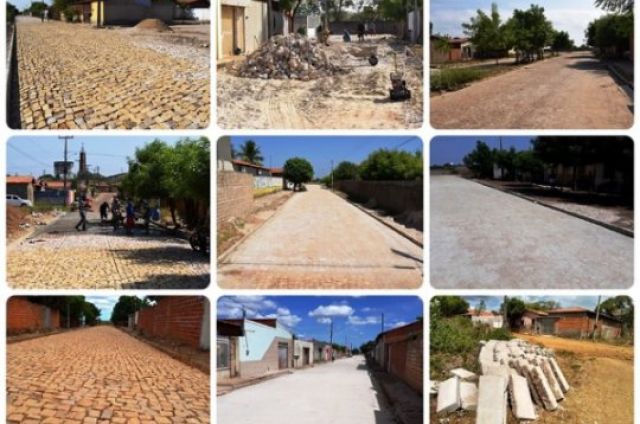 5 Bairros e 11 ruas de Campo Maior receberam cal�amento