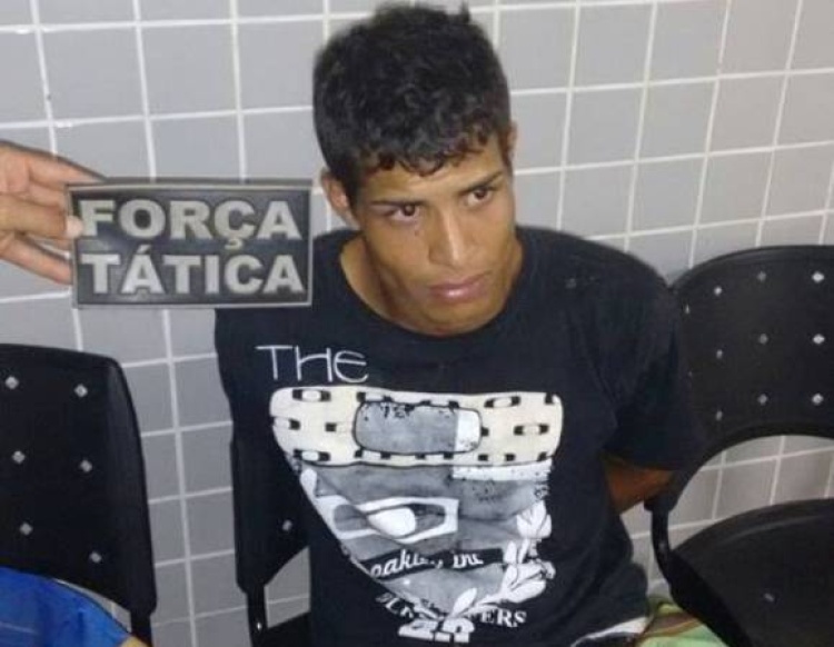 Lucas Vasconcelo preso depois de furto em residencia 