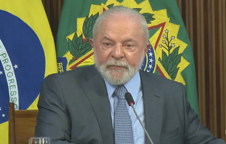 Presidente da República, Luiz Inácio Lula da Silva, em 14 de março de 2023 — Foto: JN