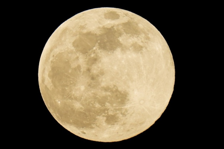 Super Lua fotografada em Pensilvânia, nos Estados Unidos 