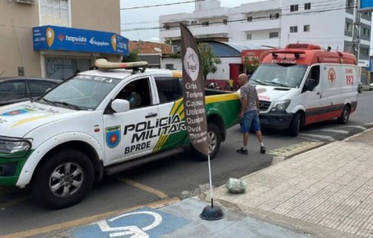 Empresária e filha são feridas por golpe de faca — Foto: Maria Luiza Barreto /Rede Clube