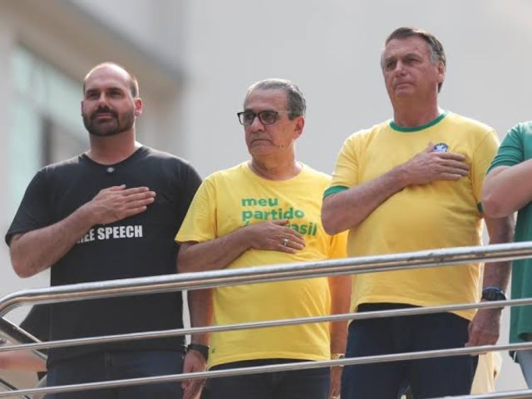 Eduardo Bolsonaro, Silas Malafaia e Jair Bolsonaro - Foto: Divulgação 