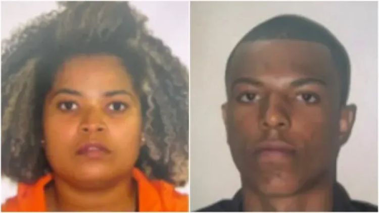 Casal líder do Comando Vermelho na Bahia é preso no Ceará — Foto: Reprodução