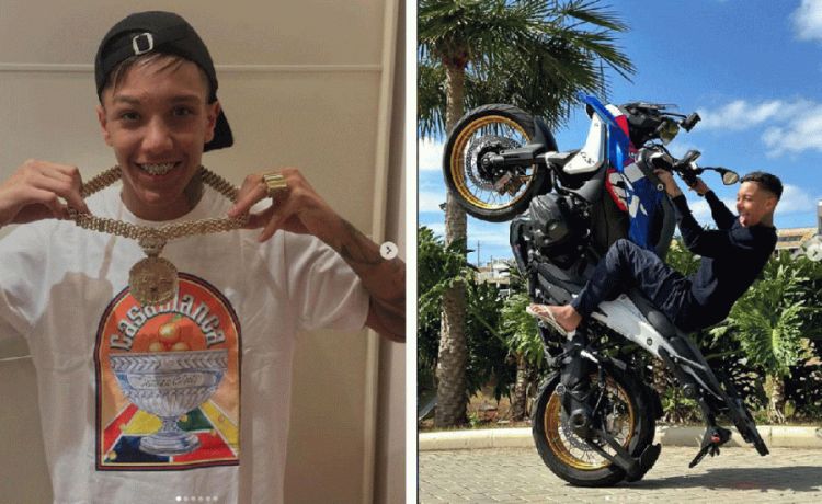 Meno Kabrinha tem 20 anos e mais de 7 milhões de seguidores nas redes sociais, onde mostra manobras ilegais com motos — Foto: Reprodução/Arquivo pessoal