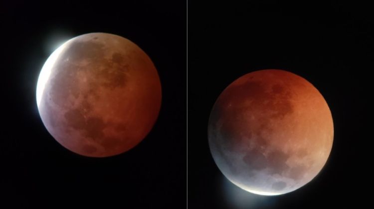 Eclipse lunar parcial poderá ser visto no Piauí nesta quinta-feira; veja horários — Foto: Divulgação/Laboratório Ilha da Ciência (UFMA)
