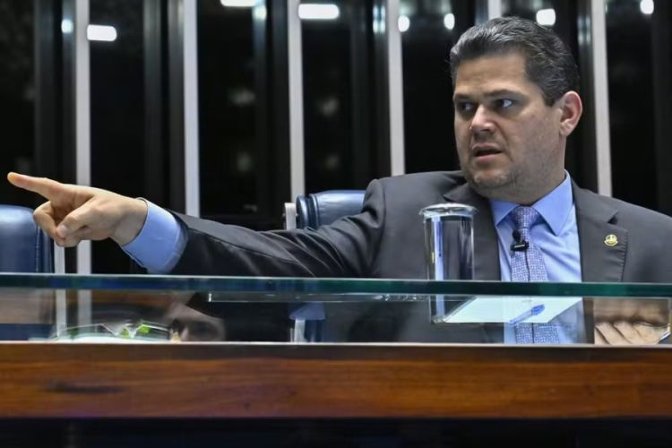 Presidente do Senado Federal, senador Davi Alcolumbre (União-AP) — Foto: Waldemir Barreto/Agência Senado