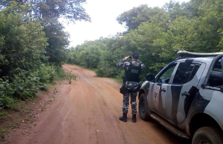 Equipe na zona rural de Sigefredo Pacheco