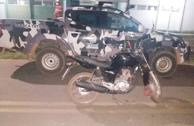 Polícia Militar recupera motocicleta roubada na zona rural de Campo Maior (PI) 