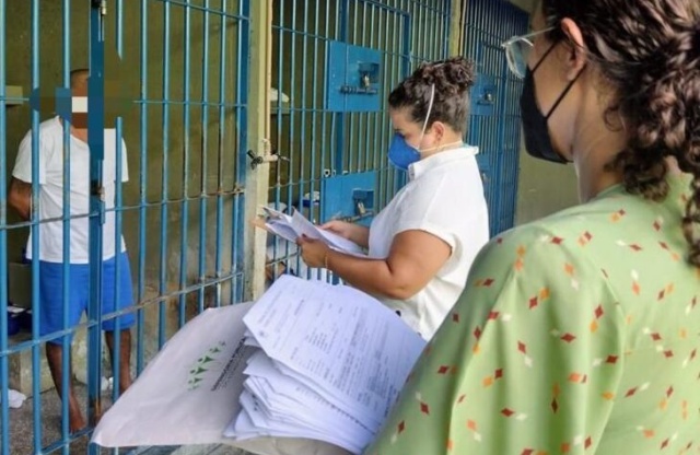 Defensoria realiza ação na Penitenciária José Arimateia Barbosa Leite em Campo Maior (PI)