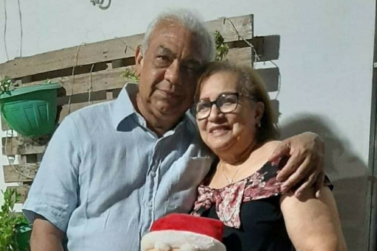 Nonato Gomes e a esposa Maria das Graças - Reprodução: Facebook