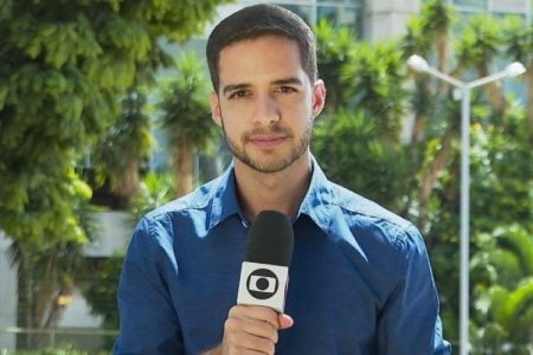 Gabriel Luiz, repórter da TV Globo Foto: TV Globo/Reprodução