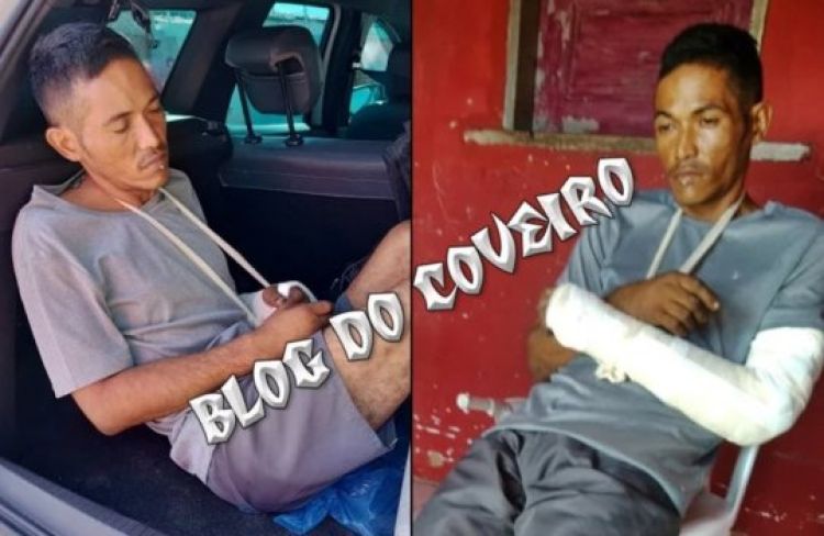 Edson foi agredido por populares e preso ao receber alta - Foto: Blog do Coveiro Edson foi agredido por populares e preso ao receber alta - Foto: Blog do Coveiro
