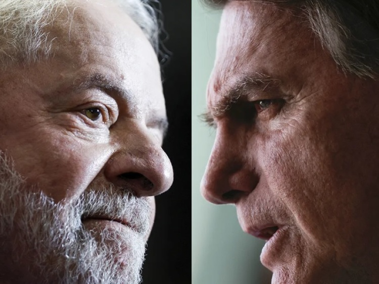 Lula e Bolsonaro — Foto: REUTERS/Adriano Machado e Amanda Perobelli
