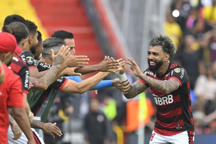 Flamengo vence o Athletico-PR por 1 a 0 e é campeão da Libertadores (Foto: Reprodução/ Conmebol Libertadores via Twitter)