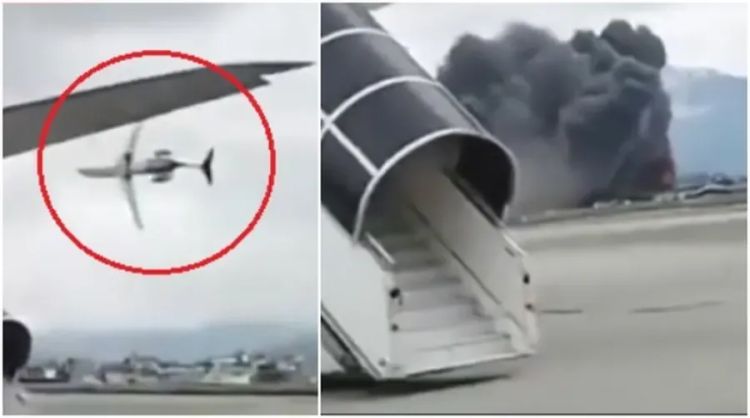 Foto: Avião cai logo após decolar, explode e mata 18 no Nepal; Foto: Reprodução/Reuters Foto: Avião cai logo após decolar, explode e mata 18 no Nepal; Foto: Reprodução/Reuters