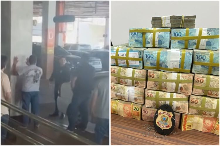 Homem é preso com R$ 1,5 milhão em espécie no estacionamento do Teresina Shopping - Foto: Reproduções  Homem é preso com R$ 1,5 milhão em espécie no estacionamento do Teresina Shopping - Foto: Reproduções