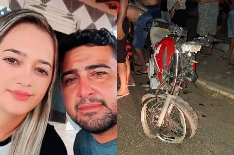 Casal morre e filha de 8 anos fica ferida após acidente na PI-143, em Jacobina do Piauí — Foto: Divulgação/PMPI Casal morre e filha de 8 anos fica ferida após acidente na PI-143, em Jacobina do Piauí — Foto: Divulgação/PMPI