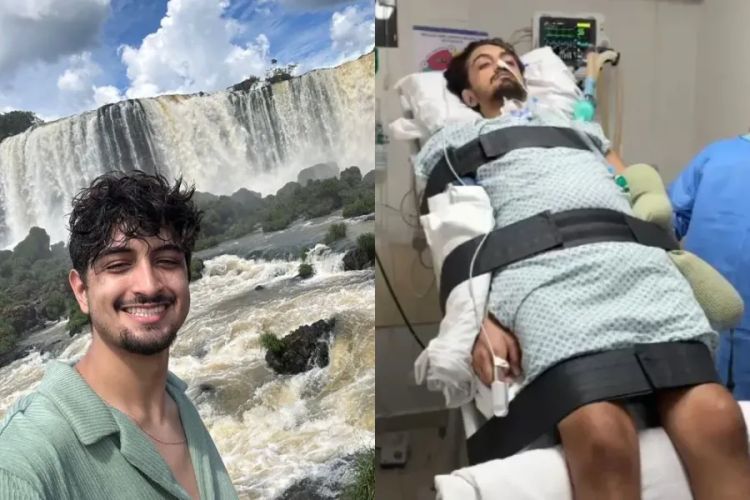 Pedro Marques, de 24 anos, perdeu todos os movimentos do corpo — Foto: Reproduções  Pedro Marques, de 24 anos, perdeu todos os movimentos do corpo — Foto: Reproduções
