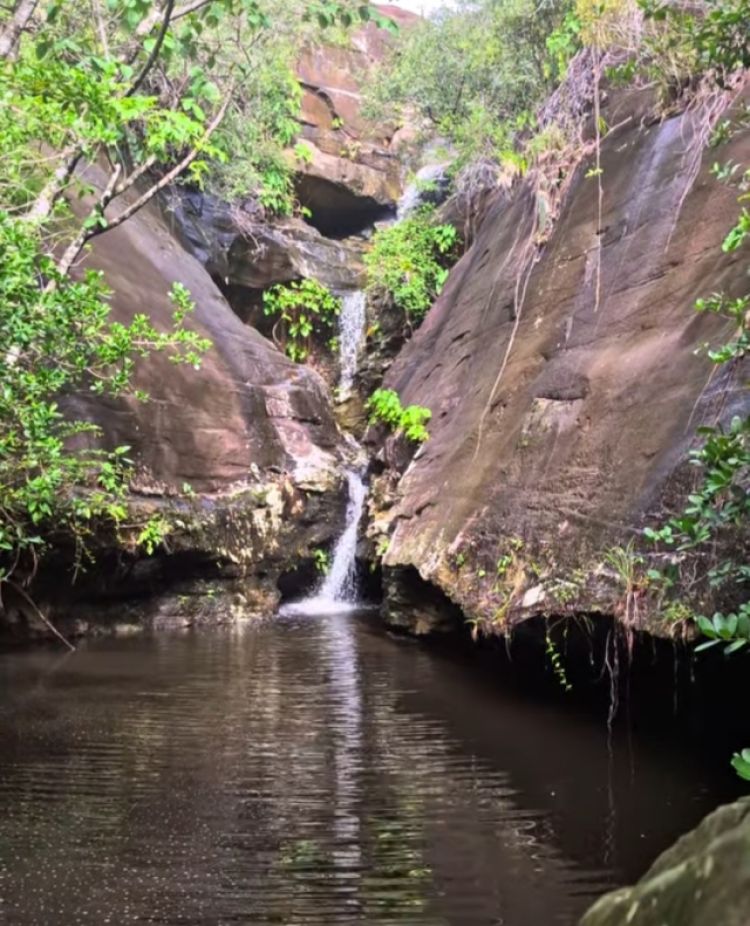 Cachoeira do Funil, localizado na serra de Santo Antônio Cachoeira do Funil, localizado na serra de Santo Antônio