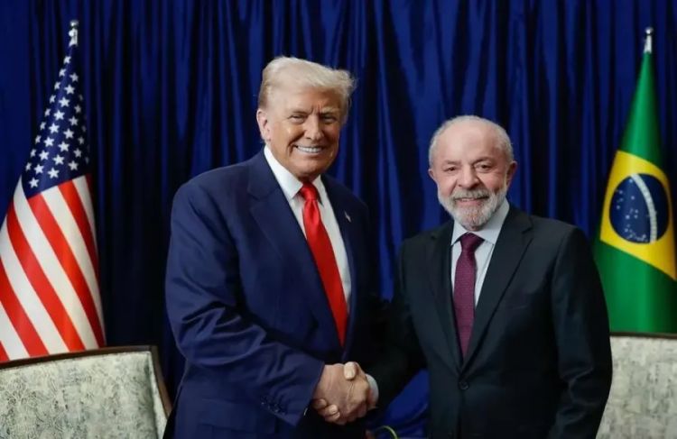 Lula e Trump se encontram na Malásia. — Foto: Ricardo Stuckert/PR Lula e Trump se encontram na Malásia. — Foto: Ricardo Stuckert/PR