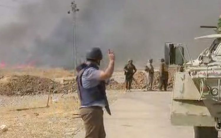 Imagem do ataque em agosto de 2015, na Síria. Imagem do ataque em agosto de 2015, na Síria.