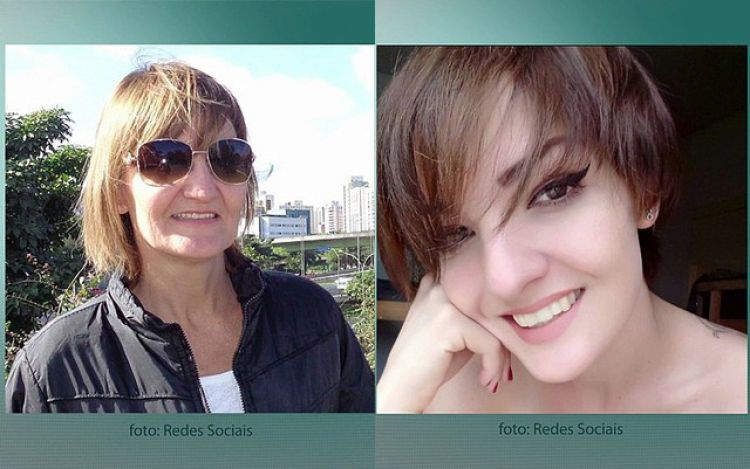 Mãe e filha estavam na aeronave e morreram Mãe e filha estavam na aeronave e morreram