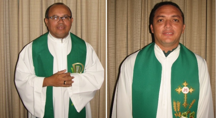Monsenhor Paulo Mateus e Padre Claudinei